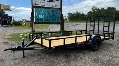 2026 J&C Utility Trailer 77X14 3.5K Axle