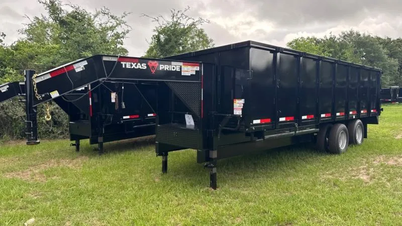 2026 Texas Pride Dump Trailer 8x20x4 10K Axles