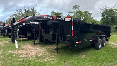2026 Texas Pride Dump Trailer 7x16x3 7K Axles
