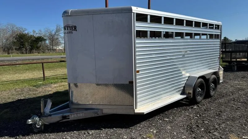 2026 Frontier Aluminum Livestock Trailer 16''7' 3,500LB Axles