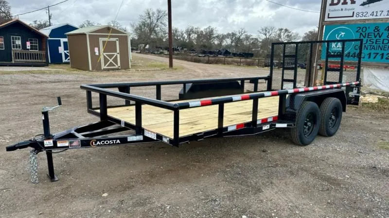 2026 LACOSTA Utility Trailer 83X16 3,500LB Axles