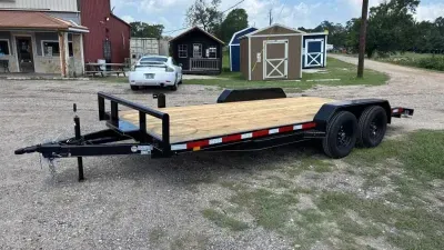 2026 J&C Car Hauler 83X18 3.5K Axles