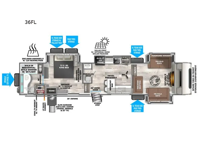 new Fifth Wheel Trailers Forest River  for sale, in Pikeville, KY Thumbnail 2