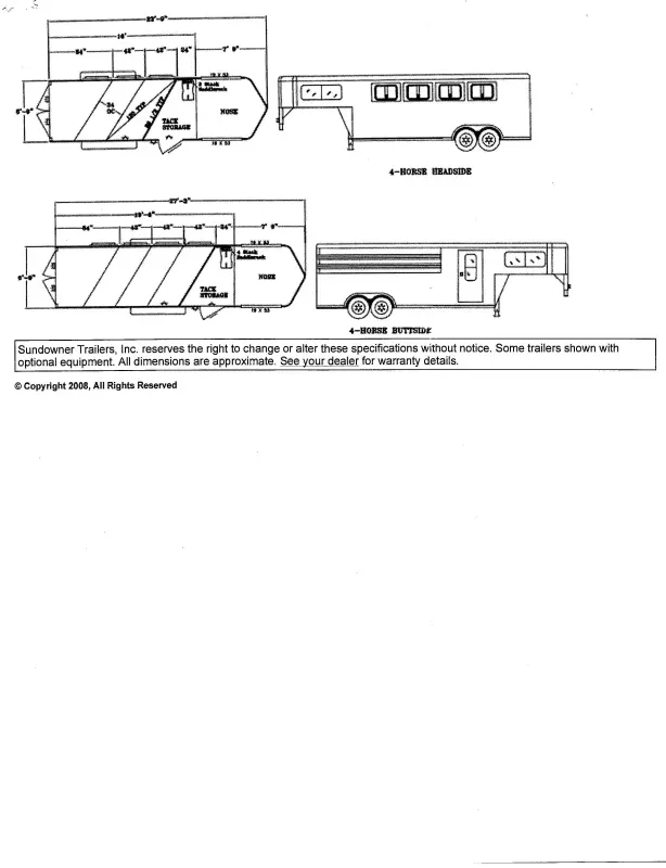 used Horse Trailers Sundowner Trailers  for sale, in Flower Mound, TX Thumbnail 19