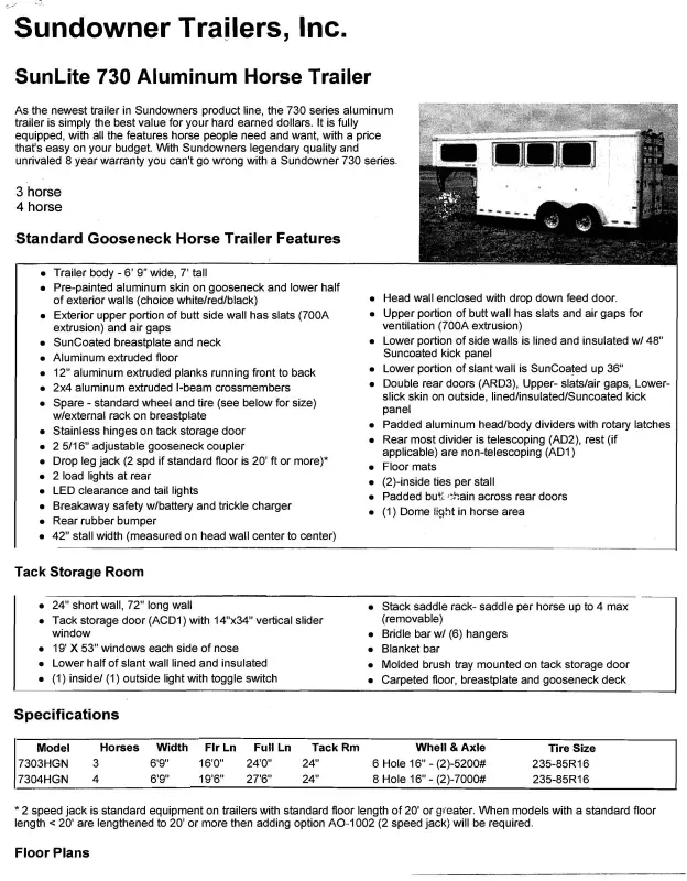 used Horse Trailers Sundowner Trailers  for sale, in Flower Mound, TX Thumbnail 18