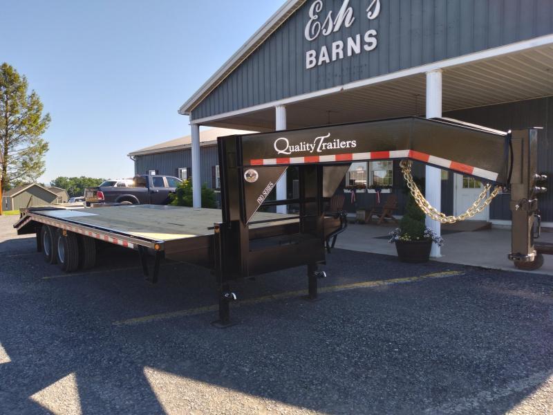 Quality Pro Grade Gooseneck Deckover 25' (20+5) - 25K GVWR Quality Pro Grade Gooseneck Deckover 25' (20+5) - 25K GVWR