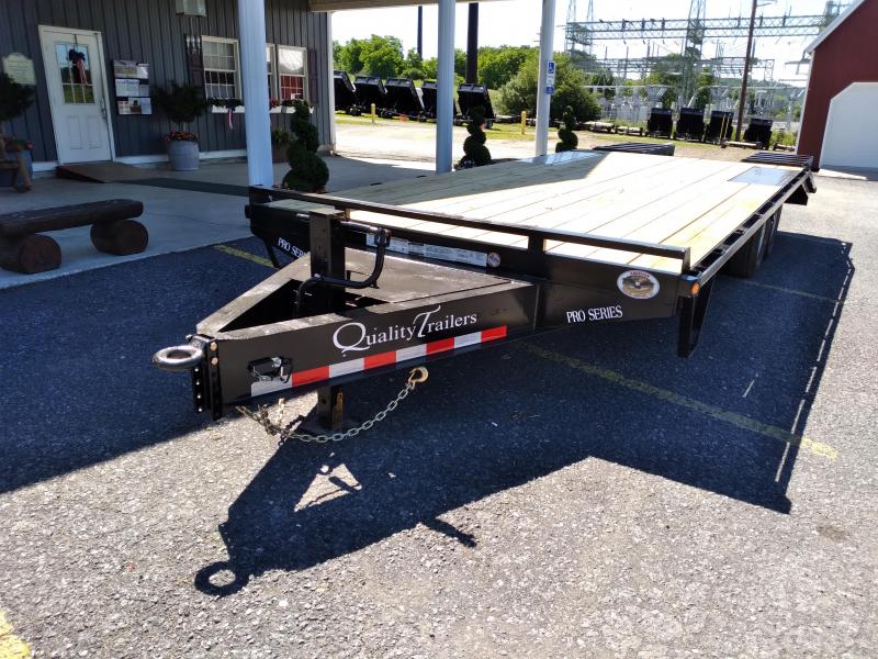 Quality Trailers Pro Grade Pintle Deckover 23' 16K -5' Wood Dove Tail -5' Spring Assisted Ramps -10" I-Beam Frame -Adjustable Coupler -12K Drop Leg Jack -Tool Tray With Lockable Lid -LED Lights -Slipper Spring Suspension -16" 10 Ply Nitrogen Filled Radial Quality Trailers Pro Grade Pintle Deckover 23' 16K -5' Wood Dove Tail -5' Spring Assisted Ramps -10" I-Beam Frame -Adjustable Coupler -12K Drop Leg Jack -Tool Tray With Lockable Lid -LED Lights -Slipper Spring Suspension -16" 10 Ply Nitrogen Filled Radial