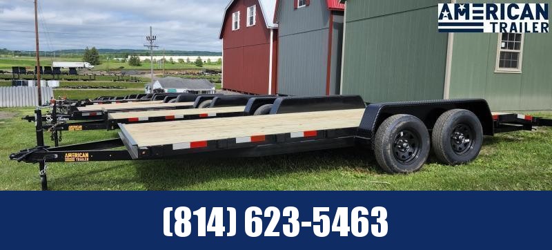 American Trailer / Wood Deck Car Hauler / 18' / 7000 GVWR American Trailer / Wood Deck Car Hauler / 18' / 7000 GVWR