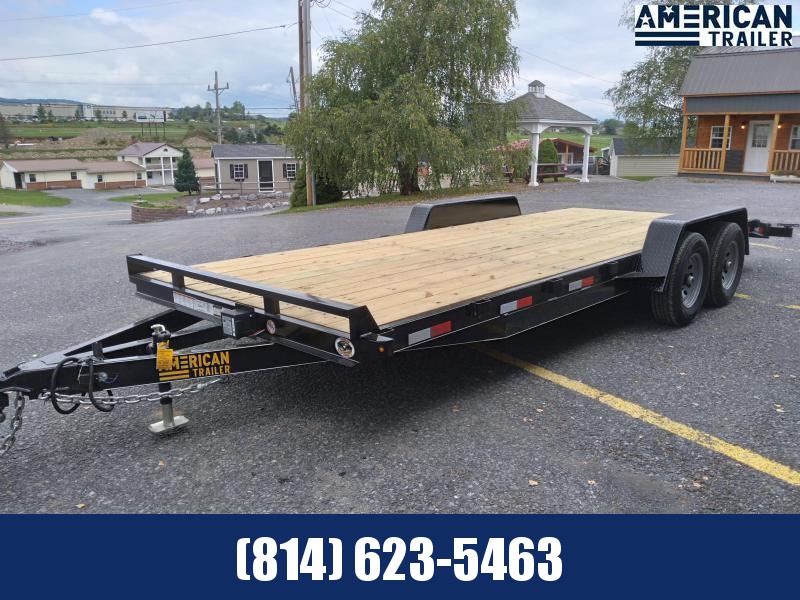 American Trailer 20' General Duty Wood Deck Car Hauler / 9990 GVWR American Trailer 20' General Duty Wood Deck Car Hauler / 9990 GVWR