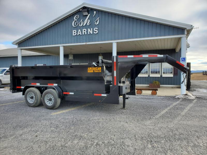 American Trailer Telescopic Gooseneck Dumper / 84x14 / 36 in Sides / 14K GVWR American Trailer Telescopic Gooseneck Dumper / 84x14 / 36 in Sides / 14K GVWR
