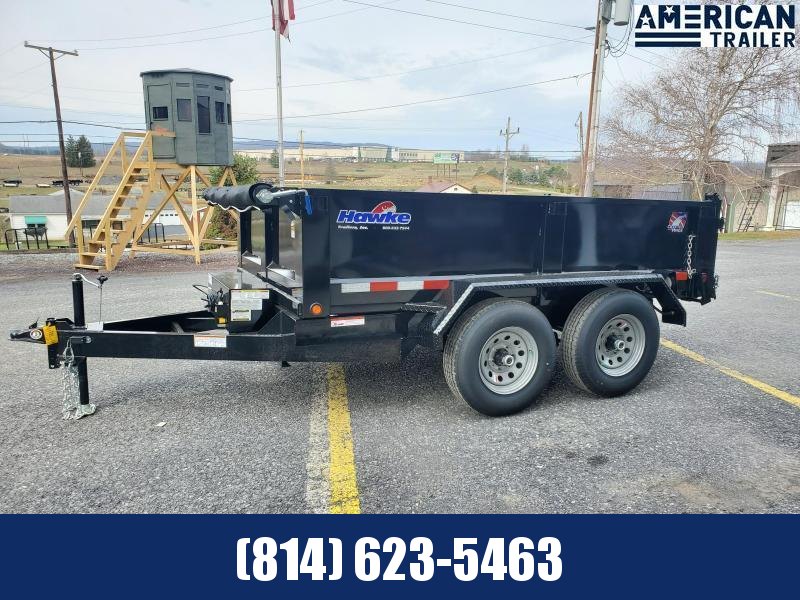 Hawke Trailers Low Profile Dump Trailer 72"x10' - 10000 GVWR Hawke Trailers Low Profile Dump Trailer 72"x10' - 10000 GVWR