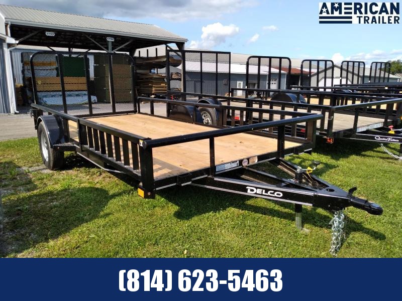 Delco Trailers Utility 14'x77" - 2990 GVWR - ATV Rails Delco Trailers Utility 14'x77" - 2990 GVWR - ATV Rails