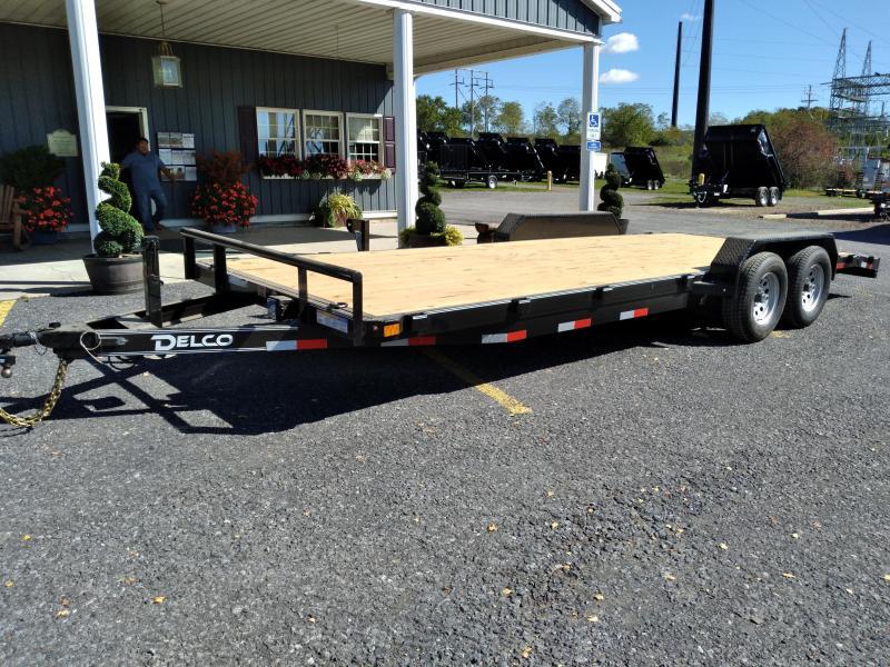 2022 Delco Trailers Car Hauler / 22' / 12000 GVWR / Removable Fenders