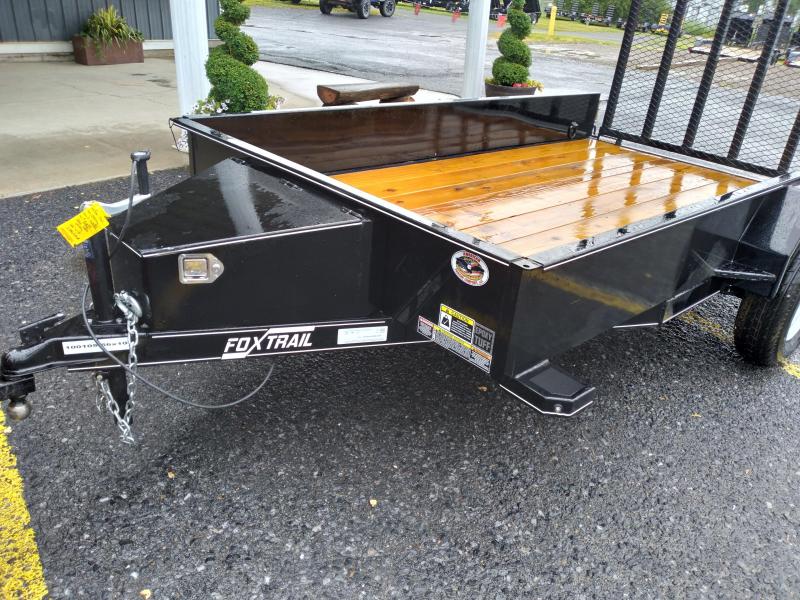 2021 Fox Trail Utility Trailer / 2990 GVWR / 66"x8' / 5' Mesh Gate 2021 Fox Trail Utility Trailer / 2990 GVWR / 66"x8' / 5' Mesh Gate