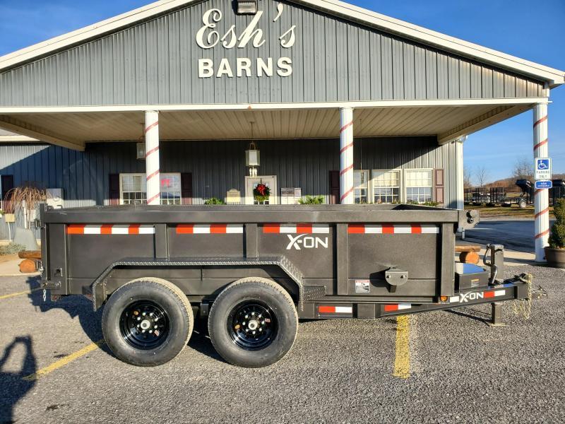 2021 X-On Low Profile Dump Trailer - 83"x12' - 14K Dump Trailer - 24" sides - Mesh Tarp Kit - Adjustable Coupler 2021 X-On Low Profile Dump Trailer - 83"x12' - 14K Dump Trailer - 24" sides - Mesh Tarp Kit - Adjustable Coupler
