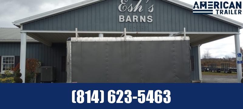 2017 Pace American Enclosed Trailer / 7000 GVWR / 7'x16' / Rear Double Door / Ladder Racks 2017 Pace American Enclosed Trailer / 7000 GVWR / 7'x16' / Rear Double Door / Ladder Racks