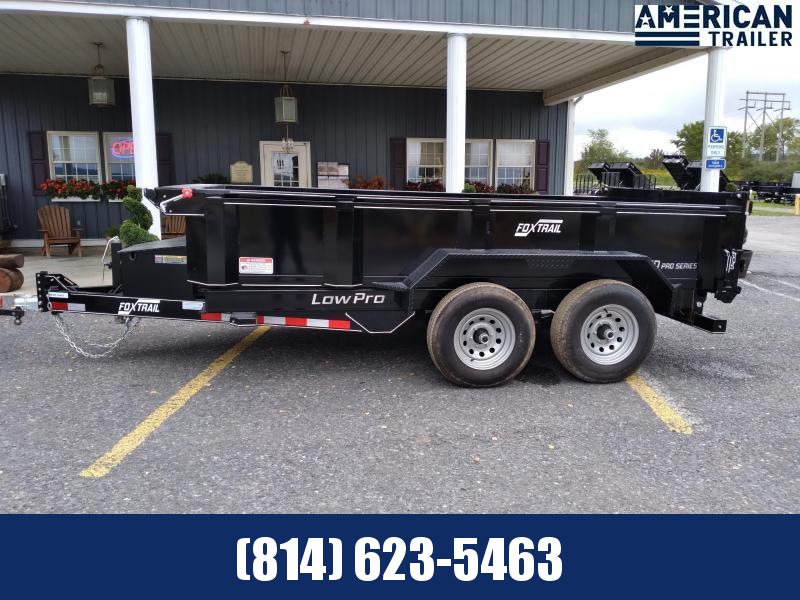 Fox Trail Low Profile Dump Trailer 72"x12' - 10000 GVWR - Wireless Remote Fox Trail Low Profile Dump Trailer 72"x12' - 10000 GVWR - Wireless Remote
