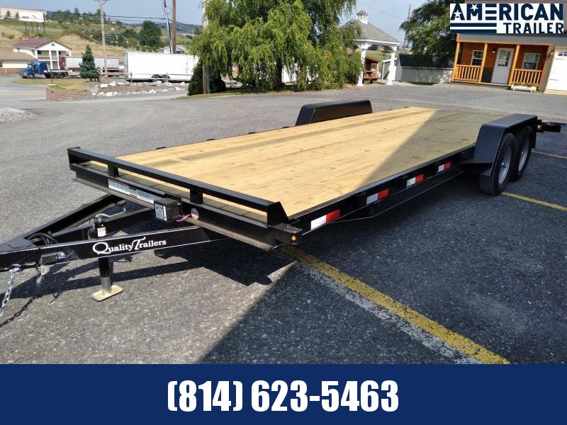Quality Trailers General Duty Wood Deck SidexSide Hauler 22' - 7000 GVWR Quality Trailers General Duty Wood Deck SidexSide Hauler 22' - 7000 GVWR
