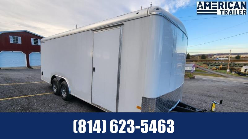 2023 Wells Cargo Road Force Cargo Enclosed Trailer / 9990 GVWR / 8.5x20 / Rear Ramp Door / Side Entry Door / Polar White 2023 Wells Cargo Road Force Cargo Enclosed Trailer / 9990 GVWR / 8.5x20 / Rear Ramp Door / Side Entry Door / Polar White
