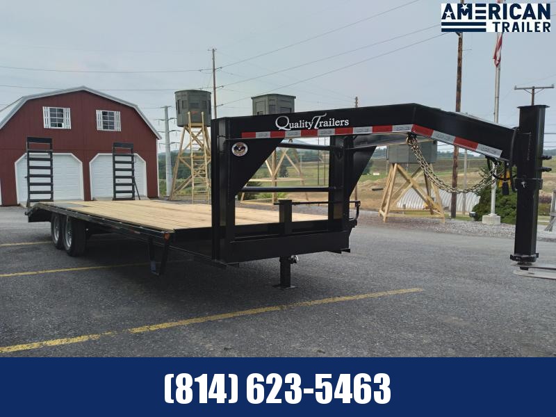 Quality Trailers General Duty Gooseneck 24' - 14,000 GVWR Quality Trailers General Duty Gooseneck 24' - 14,000 GVWR
