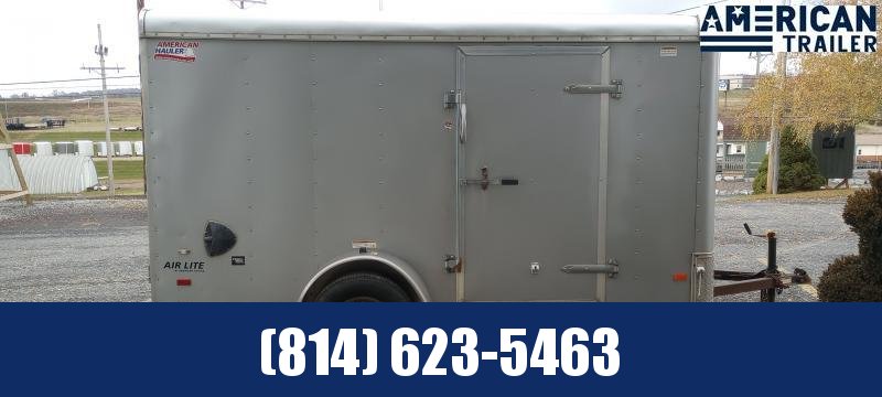 2018 American Hauler Enclosed / 2990 GVWR / 6'x12' / Rear Ramp Door 2018 American Hauler Enclosed / 2990 GVWR / 6'x12' / Rear Ramp Door
