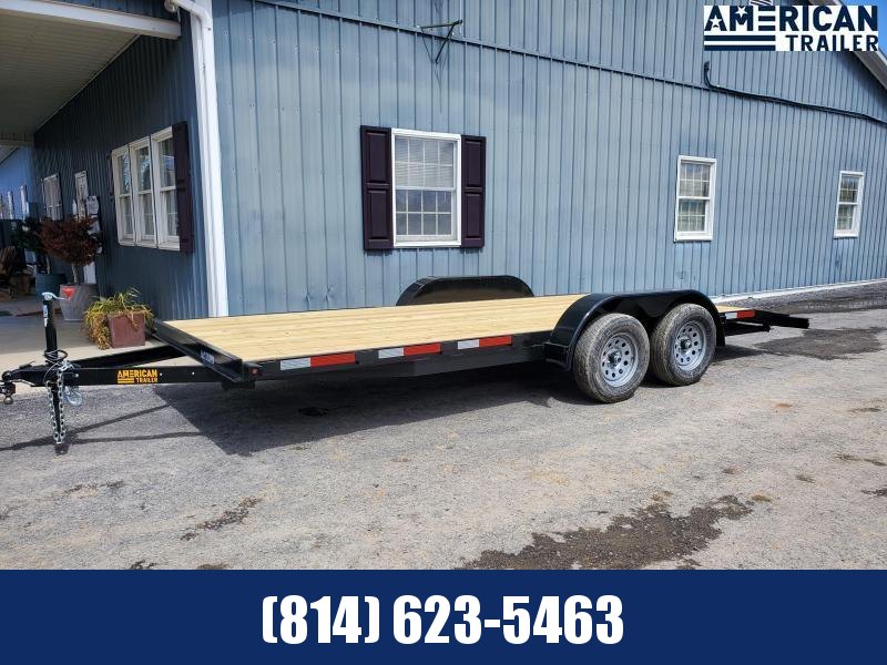 American Trailer / Wood Deck Car Hauler / 18' / 7000 GVWR American Trailer / Wood Deck Car Hauler / 18' / 7000 GVWR