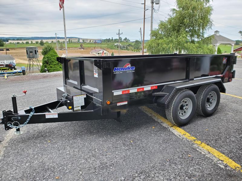 Hawke Trailers 72" x 10' Low Profile Dump Trailer 7K GVWR Dump Trailer Hawke Trailers 72" x 10' Low Profile Dump Trailer 7K GVWR Dump Trailer