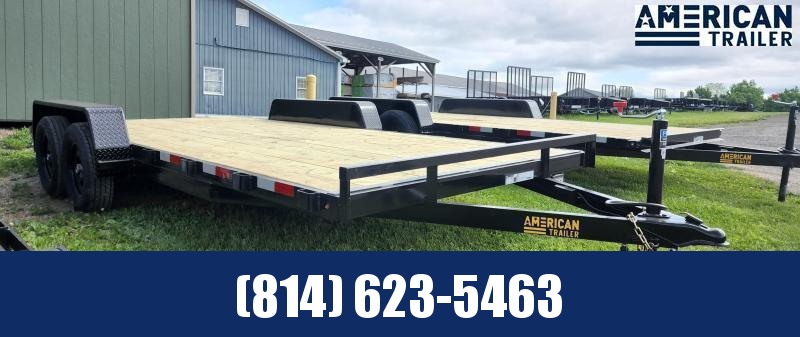 American Trailer / Wood Deck Car Hauler / 18' / 7000 GVWR American Trailer / Wood Deck Car Hauler / 18' / 7000 GVWR