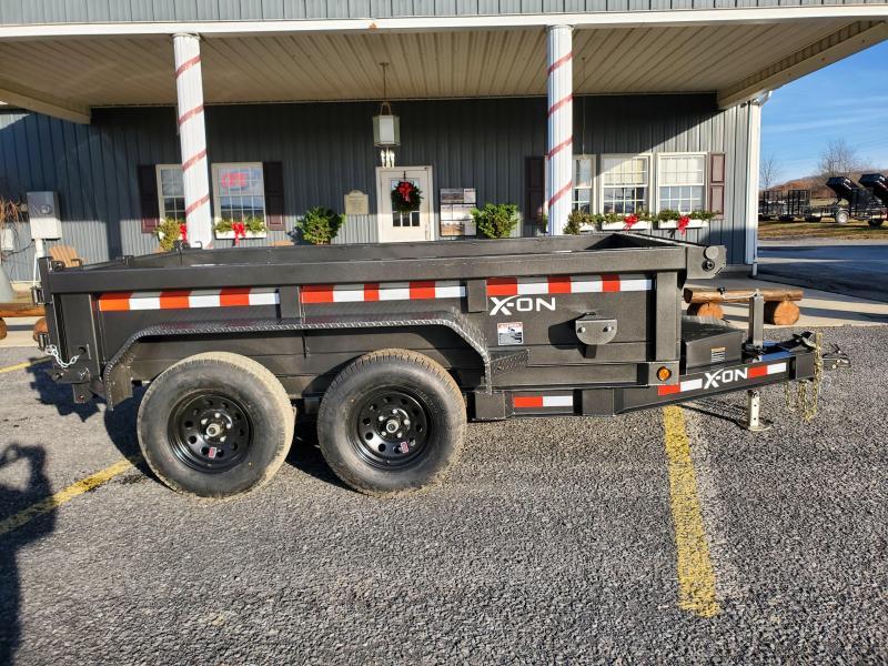 X-On Low Profile Dump Trailer - 60"x10' - 7K GVWR - 18" Sides - 3-Way Rear Gate X-On Low Profile Dump Trailer - 60"x10' - 7K GVWR - 18" Sides - 3-Way Rear Gate