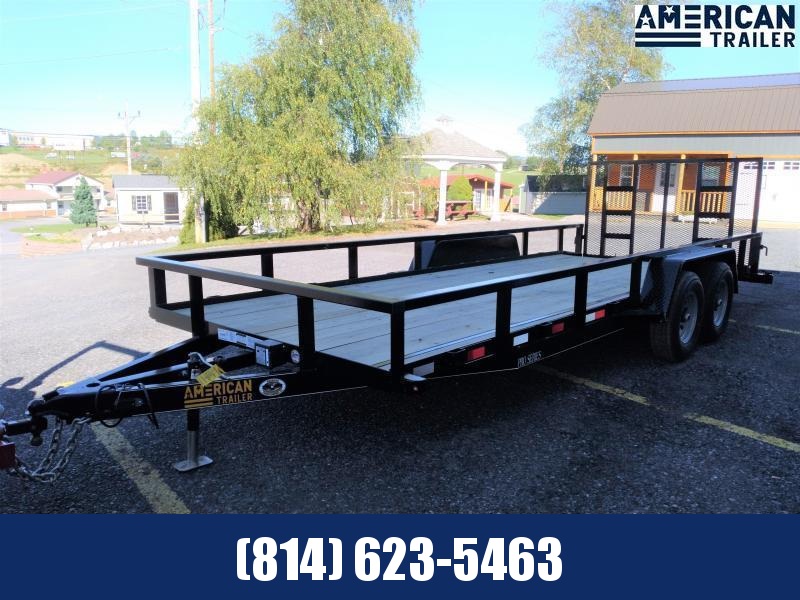 2023 American Trailer Pro Grade Tandem Axle Landscape 20 10K 4 Spring Assisted Gate Tube Top Rail 2023 American Trailer Pro Grade Tandem Axle Landscape 20 10K 4 Spring Assisted Gate Tube Top Rail