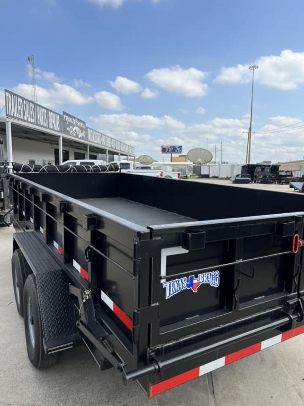 2021 Texas Bragg Trailers 7x16 Dump Trailer THD Trailers in Beaumont