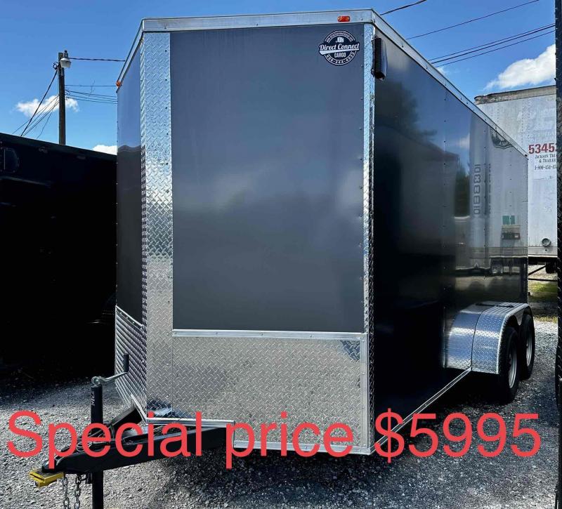 7x16 Tandem Axle Enclosed Cargo Trailer Best Quality Trailers for