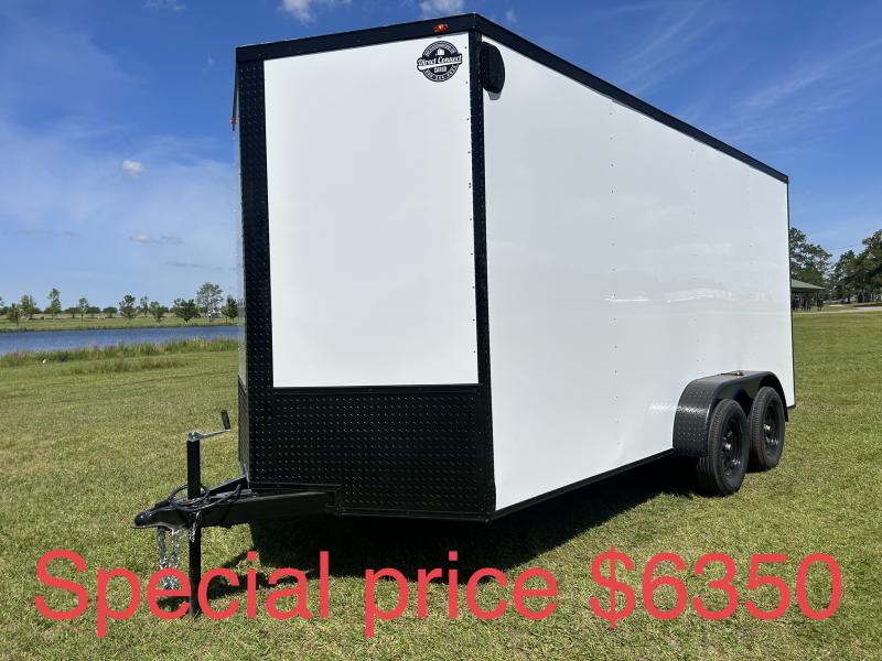 7x16 Tandem Axle Enclosed Cargo Trailer Best Quality Trailers for