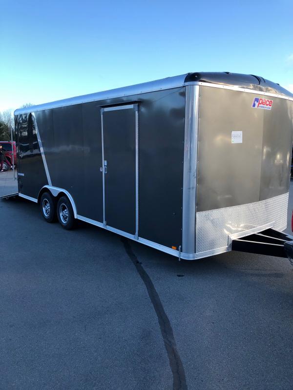 2021 Pace American Cargo Sport 8.5x20 W/High Performance white Vinyl Walls and Ceiling Roof Vent Car / Racing Trailer 2021 Pace American Cargo Sport 8.5x20 W/High Performance white Vinyl Walls and Ceiling Roof Vent Car / Racing Trailer