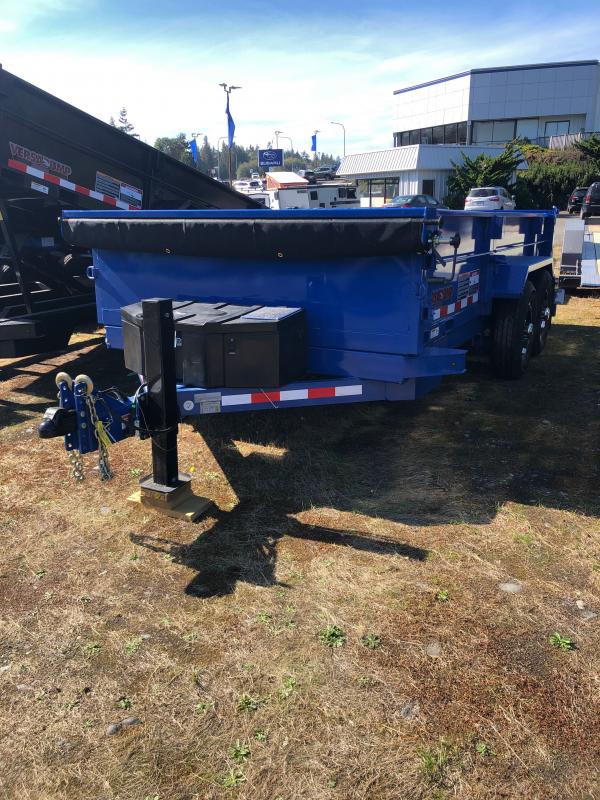 2021 Midsota HV-14 Dump Trailer W/Swing Swing Side Door, Hydraulic Tongue Jack, Pallet Fork Holders, Rolled Tarp, Solar Charger, Aluminum Wheels incl. Spare 2021 Midsota HV-14 Dump Trailer W/Swing Swing Side Door, Hydraulic Tongue Jack, Pallet Fork Holders, Rolled Tarp, Solar Charger, Aluminum Wheels incl. Spare