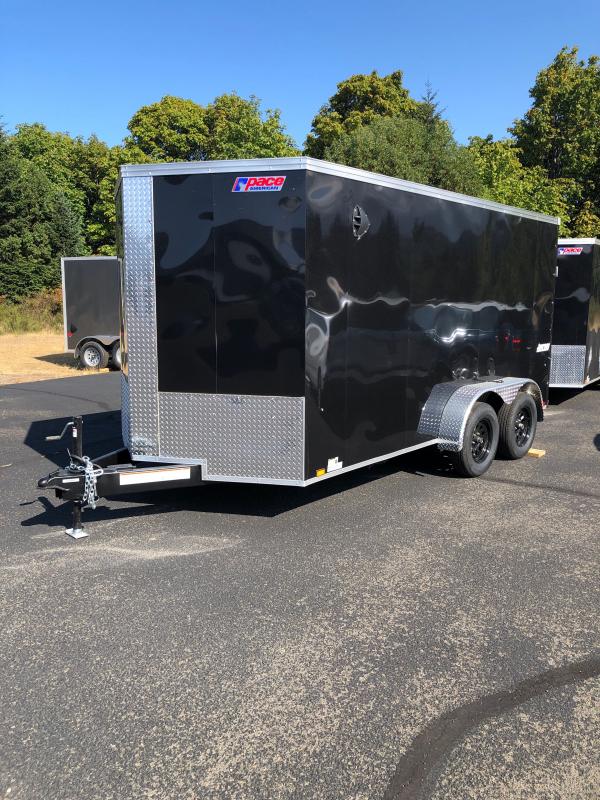 2022 Pace American Journey 7x16 Enclosed V-Nose W/ 6" Additional Height Cargo Trailer 2022 Pace American Journey 7x16 Enclosed V-Nose W/ 6" Additional Height Cargo Trailer