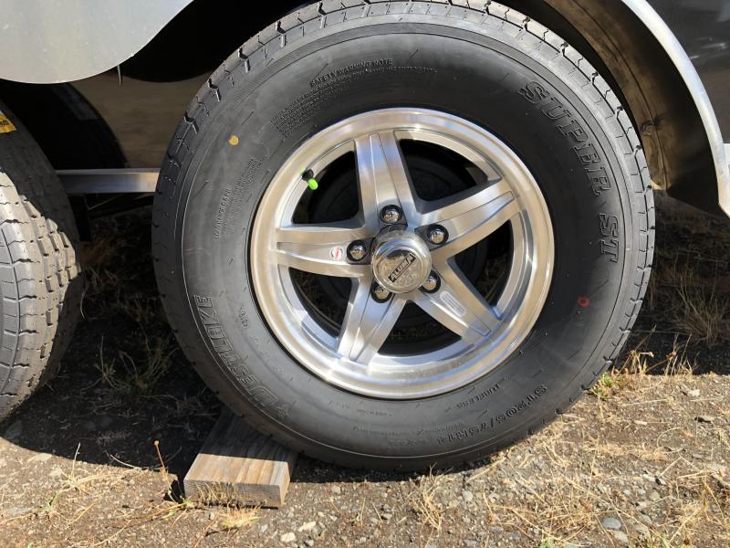 2021 Aluma AE716TA 7X16 W/ AMP PKG Spare Tire/Wheel/ Wall Mount Enclosed Cargo Trailer Koenig