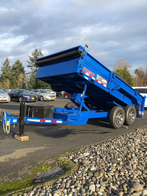 2021 Midsota HV-14 Dump Trailer W/ Hydraulic Jack, Solar Charging Panel, Side door, 3 way gate, Alloy Wheel PKG 2021 Midsota HV-14 Dump Trailer W/ Hydraulic Jack, Solar Charging Panel, Side door, 3 way gate, Alloy Wheel PKG