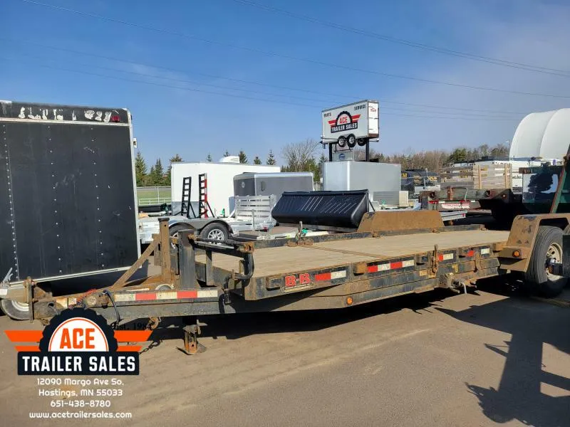 2015 Behnke Used BCT2214 Tilt Bed Equipment Trailer
