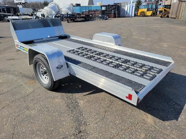 2023 Aluma Used 8605F Snowmobile Tilt Trailer