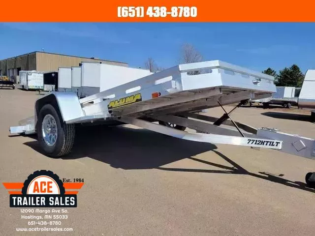 2026 Aluma 7712H Tilt Utility Trailer