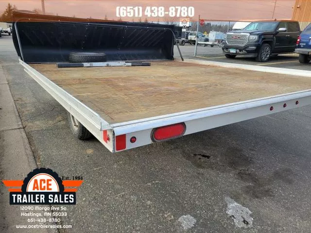 2019 Mission Used 2 Place Snowmobile Trailer