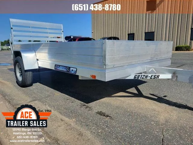 2025 Aluma 6812H ESA Utility Trailer