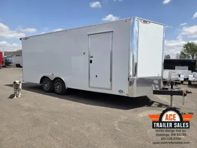 2026 H&H H10120FTCHV-100 Enclosed Flat Top Car Hauler Trailer