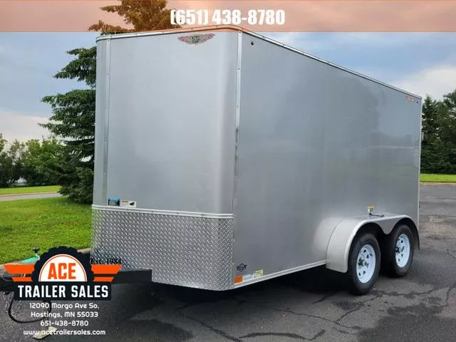 2023 H&H Used H8412TFTV-070 Enclosed Trailer