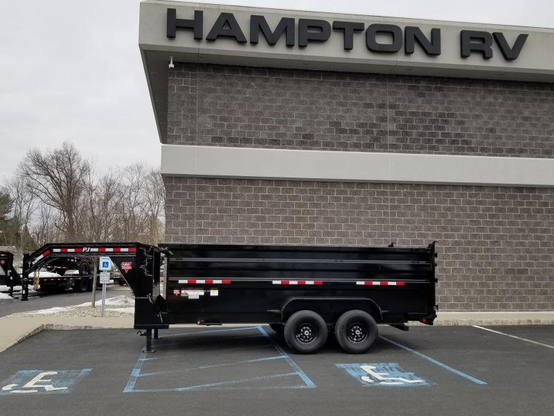 2021 PJ Trailers Goosneck DM142 Dump Trailer (14ft) 2021 PJ Trailers Goosneck DM142 Dump Trailer (14ft)