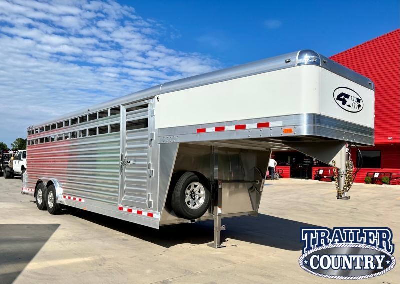 2023 4-Star Trailers Deluxe 24' Stock Trailer - IN STOCK! 2023 4-Star Trailers Deluxe 24' Stock Trailer - IN STOCK!