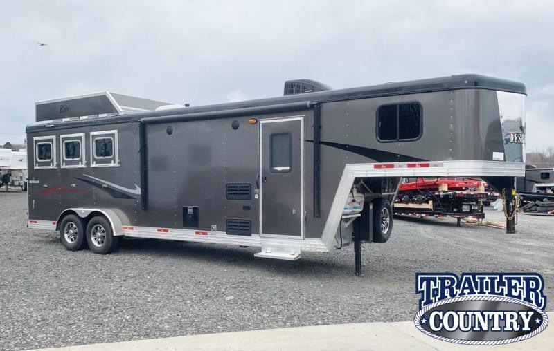 2021 Bison Trailers 7309S Desperado 3 Horse Living Quarters Trailer 2021 Bison Trailers 7309S Desperado 3 Horse Living Quarters Trailer