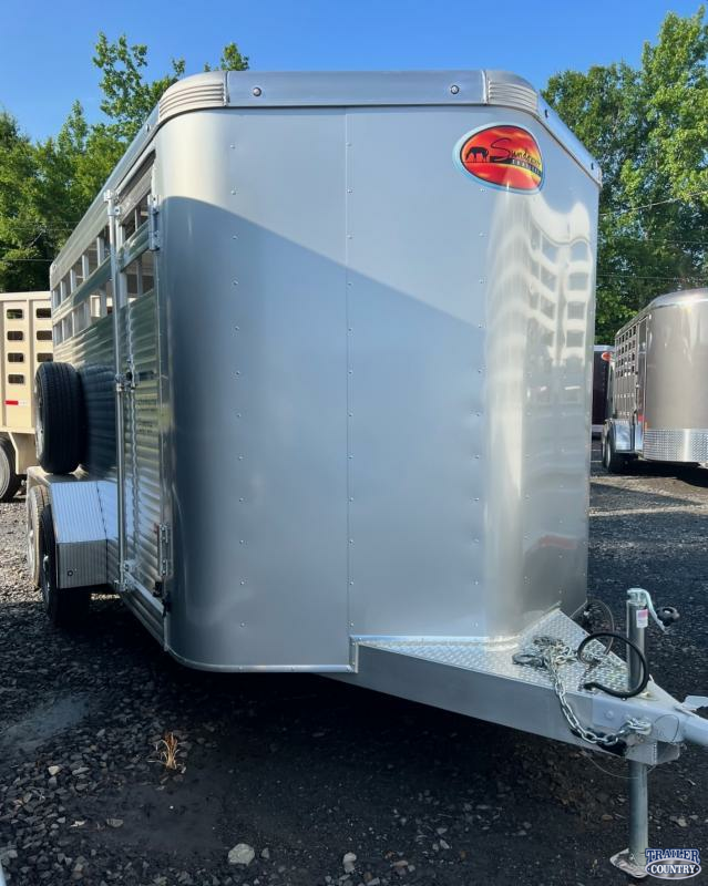 2022 Delta Manufacturing 500 2 Horse Stock Combo Livestock Trailer