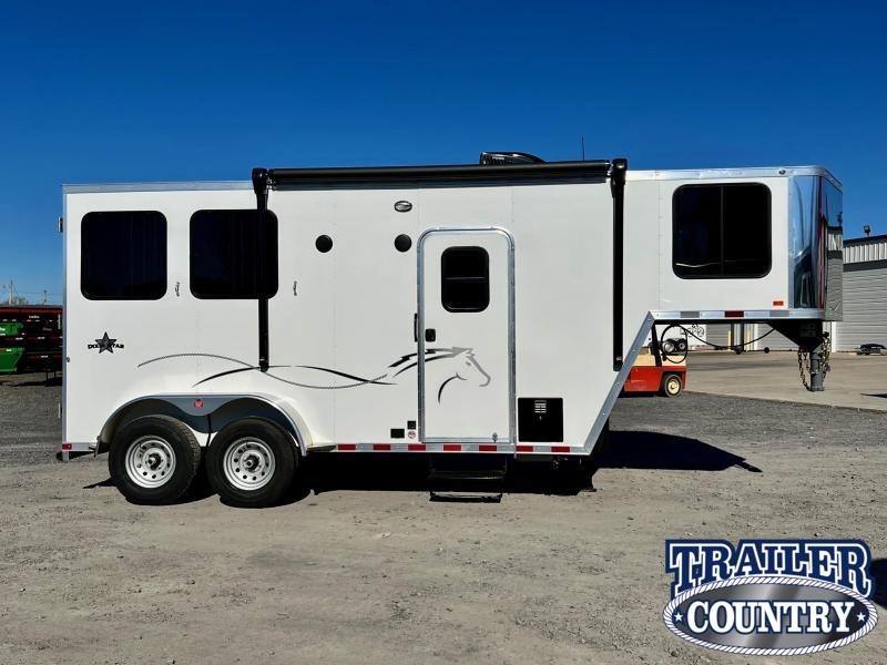 2022 Dixie Star 2 Horse Trail Rider Weekender Trailer - IN STOCK!!! 2022 Dixie Star 2 Horse Trail Rider Weekender Trailer - IN STOCK!!!